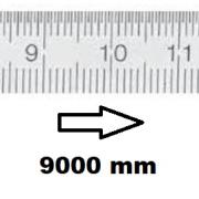 HORIZONTAL FLEXIBLE RULE CLASS II LEFT TO RIGHT 9000 MM SECTION 30x1 MM<BR>REF : RGH96-G29M0E150